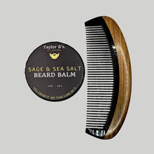 Load image into Gallery viewer, Beard Balm &amp; Ox-Horn Comb Set
