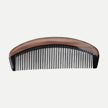Load image into Gallery viewer, All-Natural Ox Horn and Sandalwood Beard Comb
